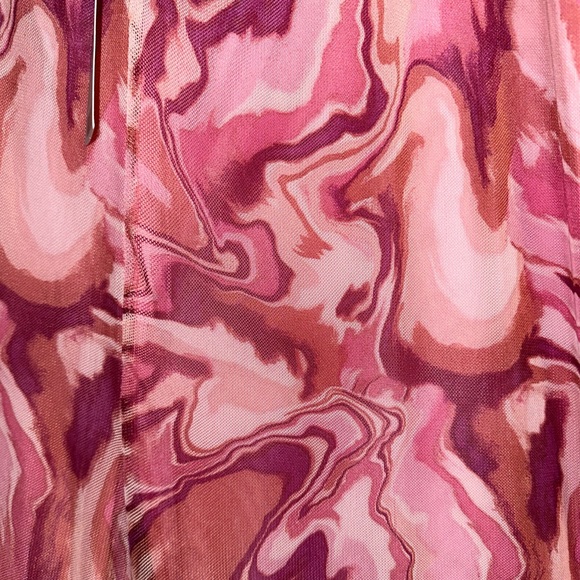 Urban Outfitters Mesh Flared Patterned Pants - Picture 5 of 5